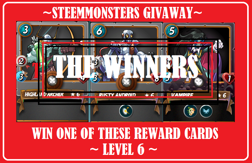steemmonstersgiveaway level 6thewinners.png