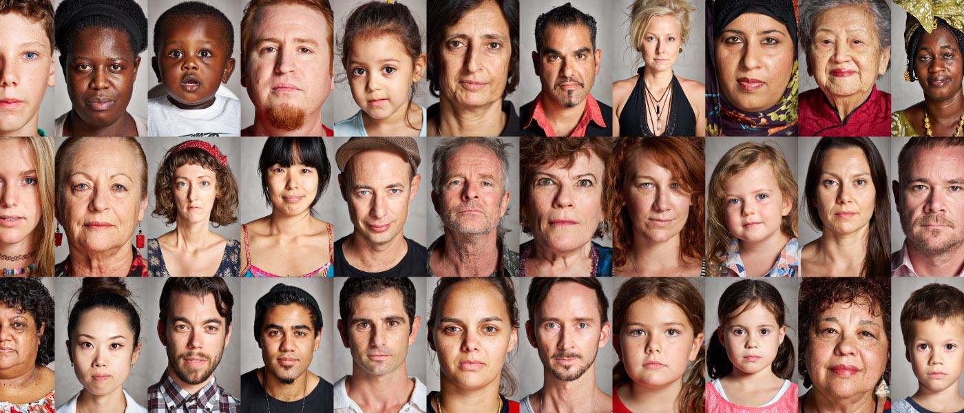 Всех возрастов и полов. Лицо человека. Лица людей разных рас. Люди разных возрастов. Разные по внешности люди.